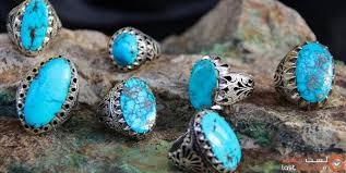 تصویر 2 از سنگ فیروزه تراش خورده ویژه جواهرات خاص